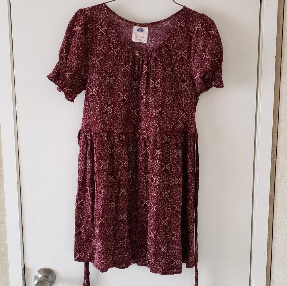 Maroon tunic